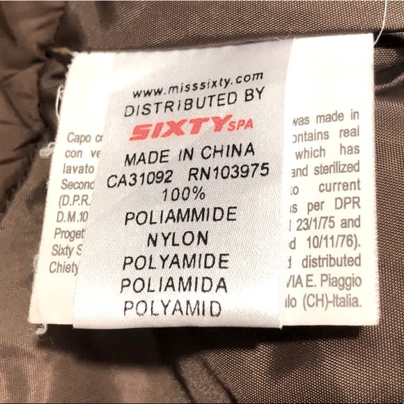 Miss Sixty Long Puffer Jacket - Picture 3 of 4